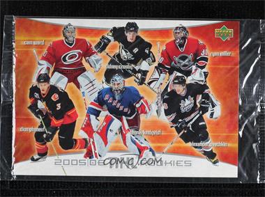 2005-06 Upper Deck - 2005-06 NHL Rookies Jumbo #_WCMPLO - Cam Ward, Sidney Crosby, Ryan Miller, Dion Phaneuf, Henrik Lundqvist, Alex Ovechkin