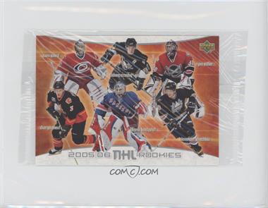 2005-06 Upper Deck - 2005-06 NHL Rookies Jumbo #_WCMPLO - Cam Ward, Sidney Crosby, Ryan Miller, Dion Phaneuf, Henrik Lundqvist, Alex Ovechkin