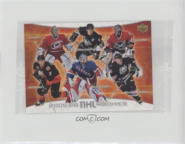 2005-06 Upper Deck - 2005-06 NHL Rookies Jumbo #_WCMPLO - Cam Ward, Sidney Crosby, Ryan Miller, Dion Phaneuf, Henrik Lundqvist, Alex Ovechkin