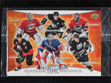 2005-06 Upper Deck - 2005-06 NHL Rookies Jumbo #_WCMPLO - Cam Ward, Sidney Crosby, Ryan Miller, Dion Phaneuf, Henrik Lundqvist, Alex Ovechkin