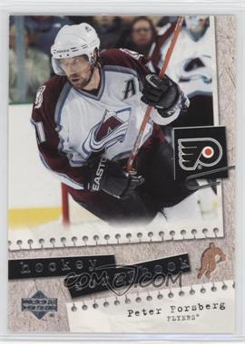 2005-06 Upper Deck - Hockey Scrapbook #HS13 - Peter Forsberg