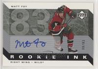 Matt Foy #/83