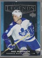 Legends - Paul Henderson [Noted] #/899