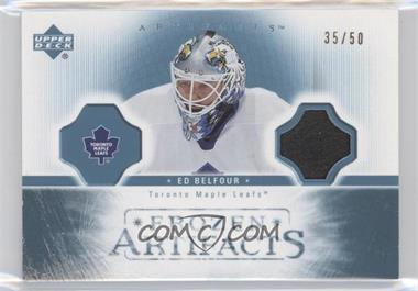 2005-06 Upper Deck Artifacts - Frozen Artifacts - Patches #FP-EB - Ed Belfour /50