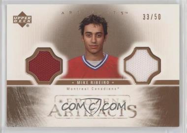 2005-06 Upper Deck Artifacts - Frozen Artifacts Dual - Copper #FAD-MR - Mike Ribeiro /50