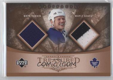 2005-06 Upper Deck Artifacts - Treasured Swatches Dual - Copper #TSD-SU - Mats Sundin /50