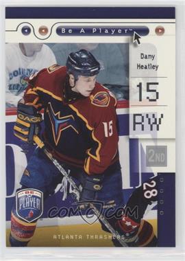 2005-06 Upper Deck Be a Player - [Base] - Second Period #4 - Dany Heatley /50