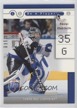 2005-06 Upper Deck Be a Player - [Base] #81 - Nikolai Khabibulin