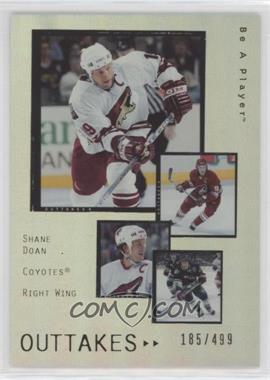 2005-06 Upper Deck Be a Player - Outtakes #OT39 - Shane Doan /499