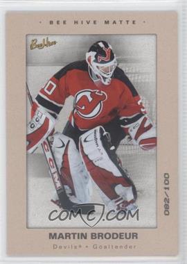 2005-06 Upper Deck Bee Hive - [Base] - Matte #52 - Martin Brodeur /100