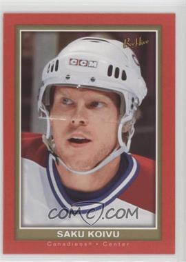 2005-06 Upper Deck Bee Hive - [Base] - Red #46 - Saku Koivu