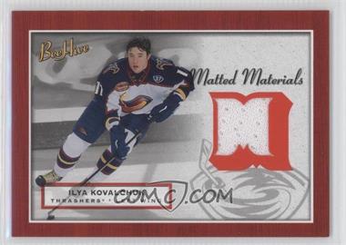 2005-06 Upper Deck Bee Hive - Matted Materials #MM-IK - Ilya Kovalchuk