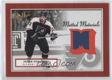 2005-06 Upper Deck Bee Hive - Matted Materials #MM-PF - Peter Forsberg