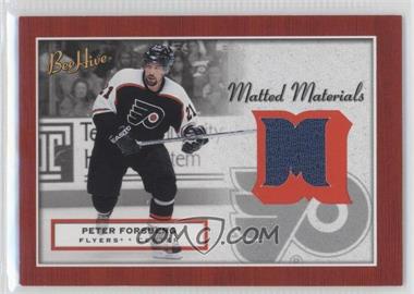 2005-06 Upper Deck Bee Hive - Matted Materials #MM-PF - Peter Forsberg