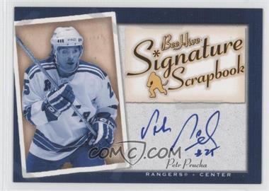 2005-06 Upper Deck Bee Hive - Signature Scrapbook #SS-PP - Petr Prucha