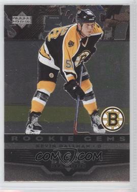 2005-06 Upper Deck Black Diamond - [Base] #161 - Rookie Gems - Kevin Dallman