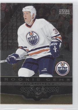 2005-06 Upper Deck Black Diamond - [Base] #242 - Rookie Gems - Matt Greene