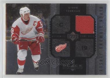 2005-06 Upper Deck Black Diamond - Jersey #J-SY - Steve Yzerman