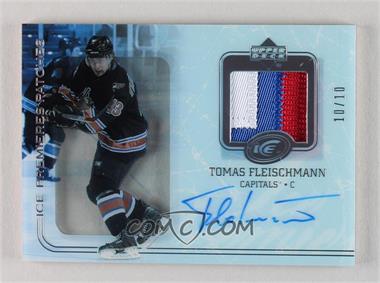 2005-06 Upper Deck Ice - Autographed Ice Premieres Patches #AIP-TF - Tomas Fleischmann /10