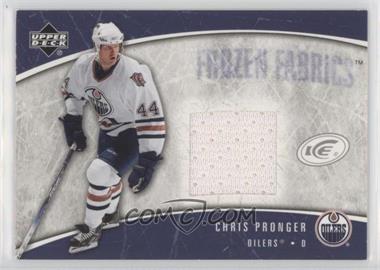 2005-06 Upper Deck Ice - Frozen Fabrics #FF-CP - Chris Pronger