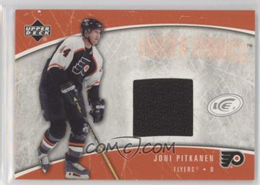 2005-06 Upper Deck Ice - Frozen Fabrics #FF-JP - Joni Pitkanen