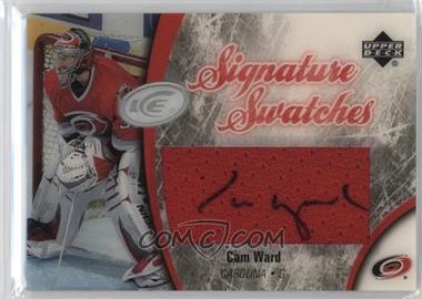 2005-06 Upper Deck Ice - Signature Swatches #SS-CW - Cam Ward