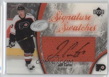 2005-06 Upper Deck Ice - Signature Swatches #SS-JC - Jeff Carter