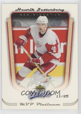 2005-06 Upper Deck MVP - [Base] - MVP Platinum #149 - Henrik Zetterberg /25