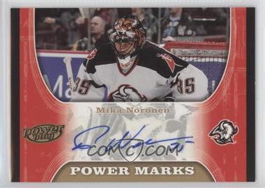 2005-06 Upper Deck Power Play - Power Marks #PM-NO - Mika Noronen
