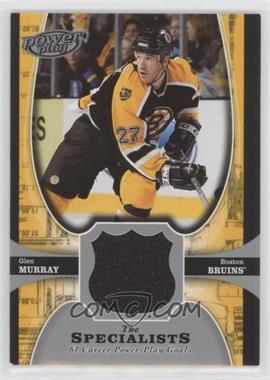 2005-06 Upper Deck Power Play - The Specialists Jerseys #TS-GM - Glen Murray [EX to NM]