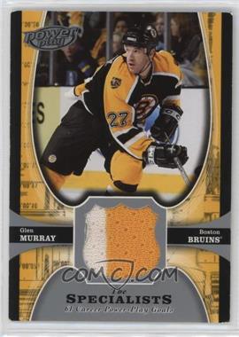 2005-06 Upper Deck Power Play - The Specialists Jerseys #TS-GM - Glen Murray [EX to NM]