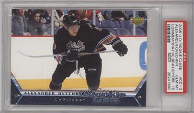 2005-06 Upper Deck Rookie Class - Commemorative Card Boxtoppers #CC-2 - Alex Ovechkin [PSA 10 GEM MT]