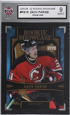 2005-06 Upper Deck Rookie Showcase - [Base] #RS18 - Zach Parise [KSA 9 MINT]