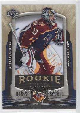 2005-06 Upper Deck Rookie Update - [Base] #104 - Adam Berkhoel /1999