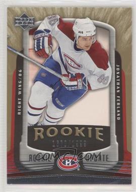 2005-06 Upper Deck Rookie Update - [Base] #150 - Jonathan Ferland /1999