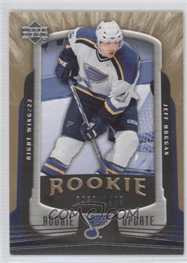 2005-06 Upper Deck Rookie Update - [Base] #175 - Jeff Hoggan /1999