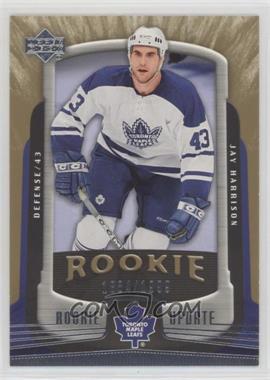 2005-06 Upper Deck Rookie Update - [Base] #186 - Jay Harrison /1999