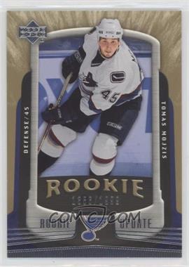 2005-06 Upper Deck Rookie Update - [Base] #190 - Tomas Mojzis /1999