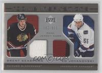 Rookie Inspirations - Brent Seabrook, Ed Jovanovski #/999