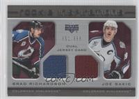 Rookie Inspirations - Brad Richardson, Joe Sakic #/999