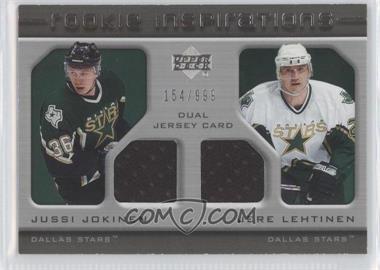 2005-06 Upper Deck Rookie Update - [Base] #207 - Rookie Inspirations - Jussi Jokinen, Jere Lehtinen /999