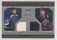 Rookie Inspirations - Jeff Woywitka, Adam Foote [Noted] #/999