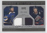 Rookie Inspirations - Jeff Woywitka, Adam Foote #/999