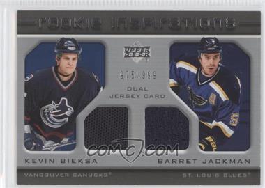 2005-06 Upper Deck Rookie Update - [Base] #246 - Rookie Inspirations - Kevin Bieksa, Barret Jackman /999