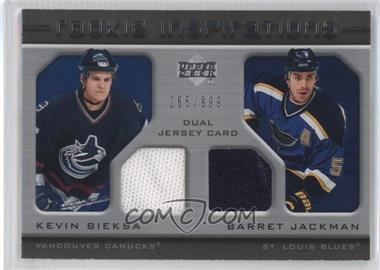 2005-06 Upper Deck Rookie Update - [Base] #246 - Rookie Inspirations - Kevin Bieksa, Barret Jackman /999