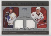 Rookie Inspirations - Chris Thorburn, Rod Brind'Amour [EX to NM] #/999