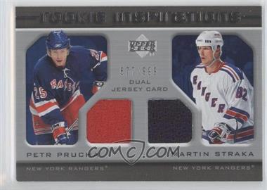 2005-06 Upper Deck Rookie Update - [Base] #255 - Rookie Inspirations - Petr Prucha, Martin Straka /999