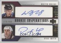 Rookie Inspirations Dual Autographs - Wojtek Wolski, Ryan Smyth #/499