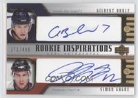 Rookie Inspirations Dual Autographs - Gilbert Brule, Simon Gagne #/499