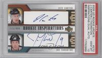 Rookie Inspirations Dual Autographs - Jeff Carter, Joe Thornton [PSA 10&nb…